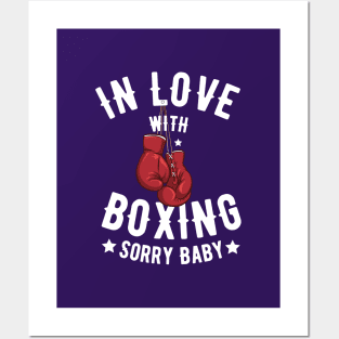 in love with boxing baby Posters and Art